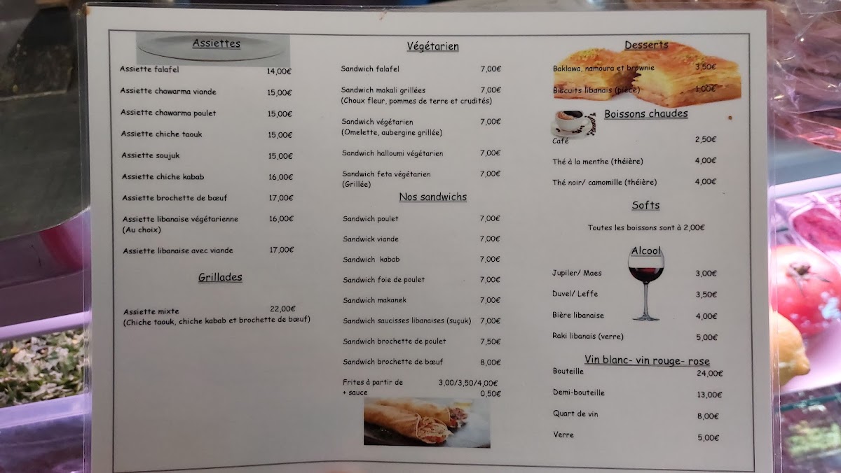 Menu Voyage Au Coeur De Mon Liban-3